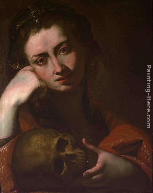 The Penitent Magdalen or Vanitas painting - Jusepe de Ribera The Penitent Magdalen or Vanitas art painting